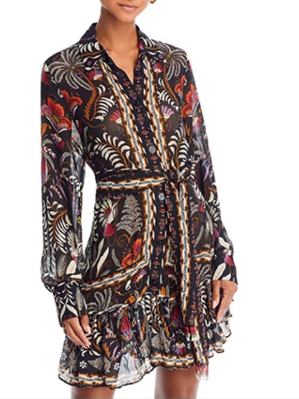 Farm Rio Classic Garden Long Sleeve Dress
ww14